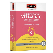 Load image into Gallery viewer, SWISSE Ultiboost High Strength Vitamin C 60 Effervescent Tablets