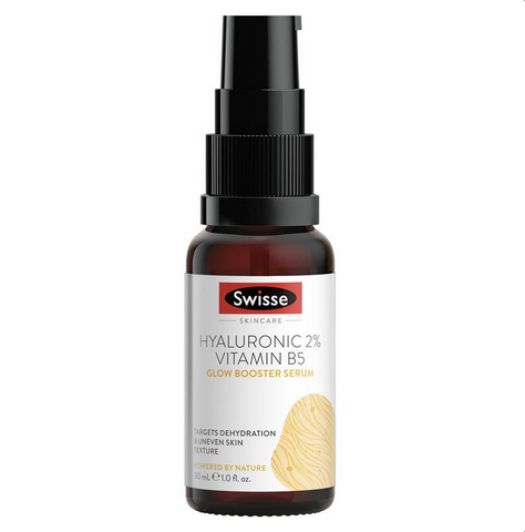 Swisse Skincare Hyaluronic 2% Vitamin B5 Glow Booster Serum 30mL