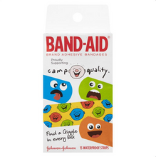 Load image into Gallery viewer, Band-Aid Character Strips Camp Quality 15 Pack