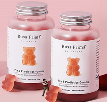 Load image into Gallery viewer, Unichi Rosa Prima Pre &amp; Probiotics Gummy 2 x 60 Gummies Twin Pack