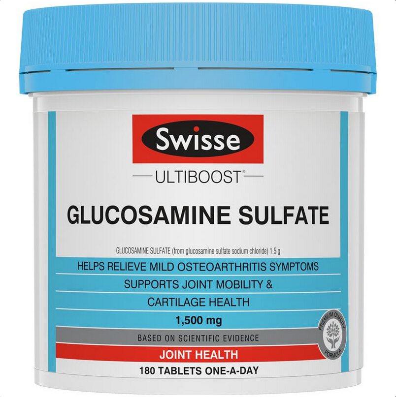 SWISSE Ultiboost Glucosamine Sulfate 1500mg 180 Tablets