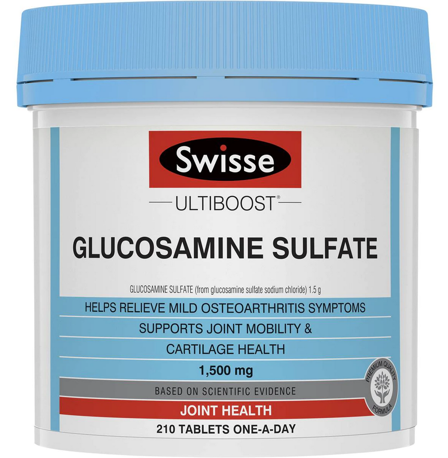 SWISSE Ultiboost Glucosamine Sulfate 1500mg 210 Tablets