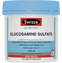 Load image into Gallery viewer, SWISSE Ultiboost Glucosamine Sulfate 1500mg 210 Tablets