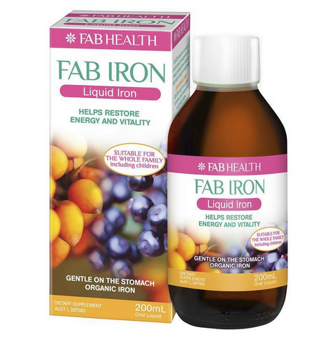 Fab Iron Liquid Iron 200mL (Expiry 3/26)
