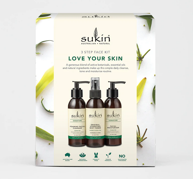 Sukin Love Your Skin 3 Step Facial Gift Pack