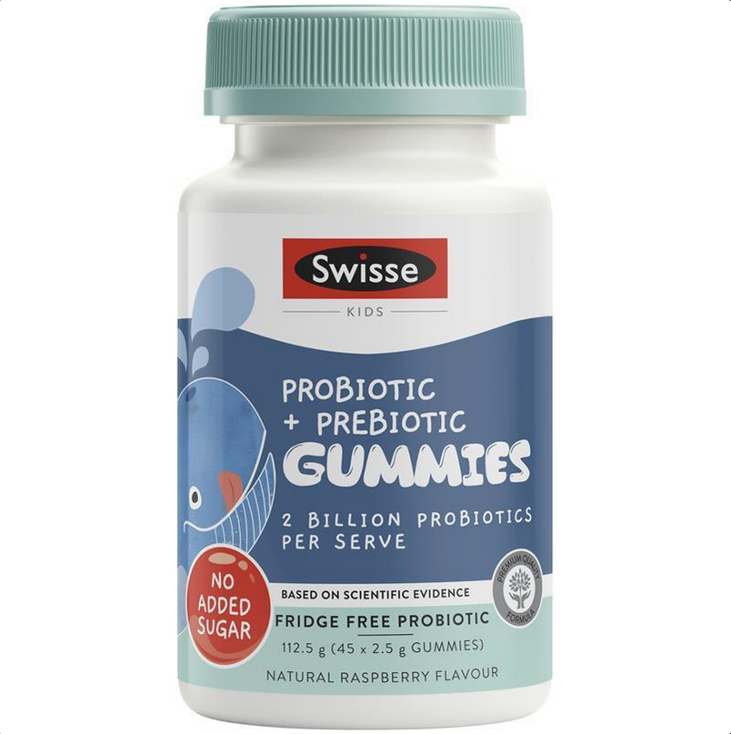 Swisse Kids Probiotic & Prebiotic Gummies 45 Pack