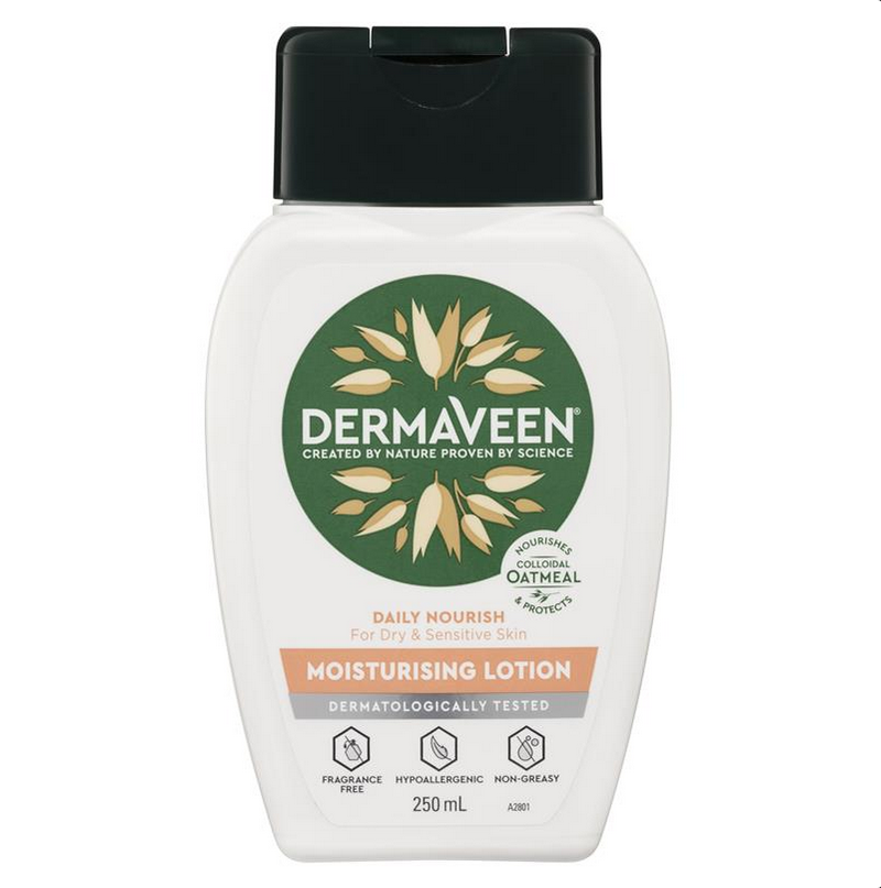 DermaVeen Daily Nourish Moisturising Lotion 250mL