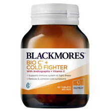 Load image into Gallery viewer, Blackmores Bio C + Cold Fighter 60 Tablets