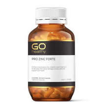 Load image into Gallery viewer, GO Healthy Pro Zinc Forte 30 Vege Capsules