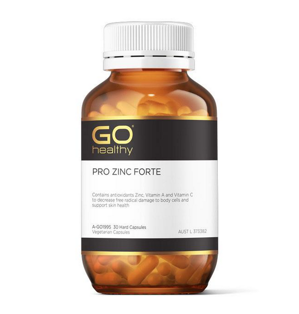 GO Healthy Pro Zinc Forte 30 Vege Capsules