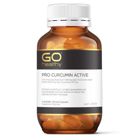 GO Healthy Pro Curcumin Active 30 Vege Capsules