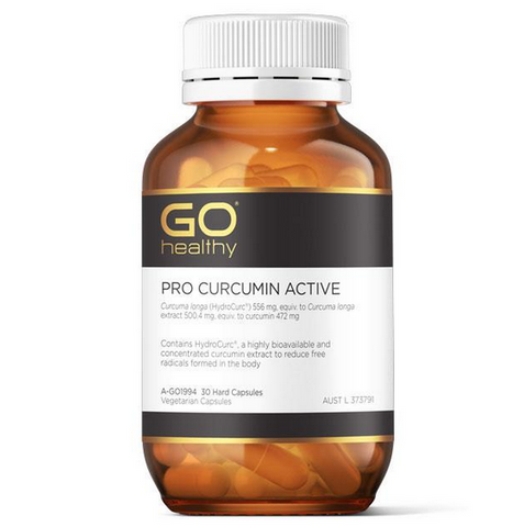 GO Healthy Pro Curcumin Active 30 Vege Capsules