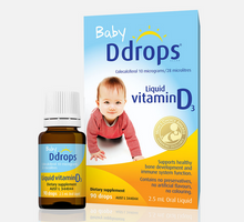 Load image into Gallery viewer, Ddrops Baby Liquid Vitamin D3 90 Drops 2.5mL