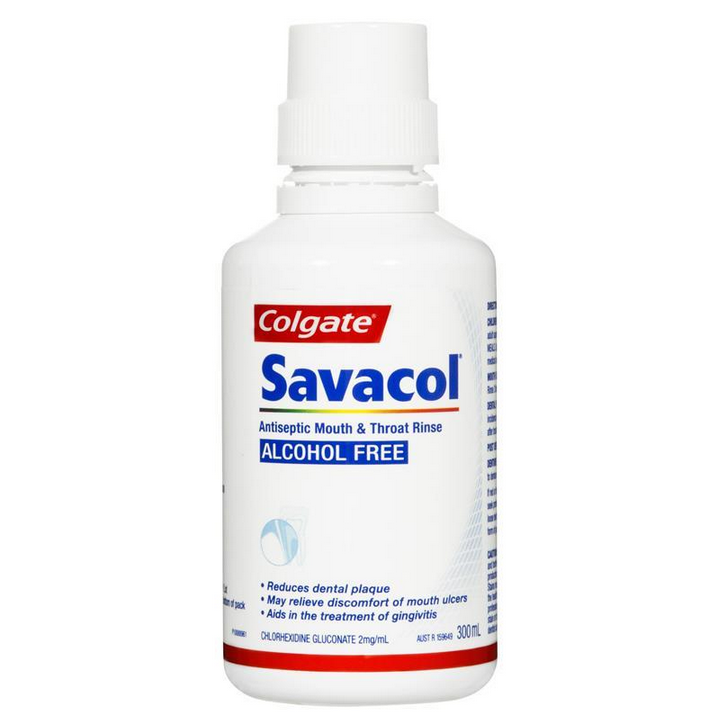Colgate Savacol Alcohol Free Antiseptic Mouthwash 300mL