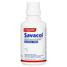 Load image into Gallery viewer, Colgate Savacol Alcohol Free Antiseptic Mouthwash 300mL