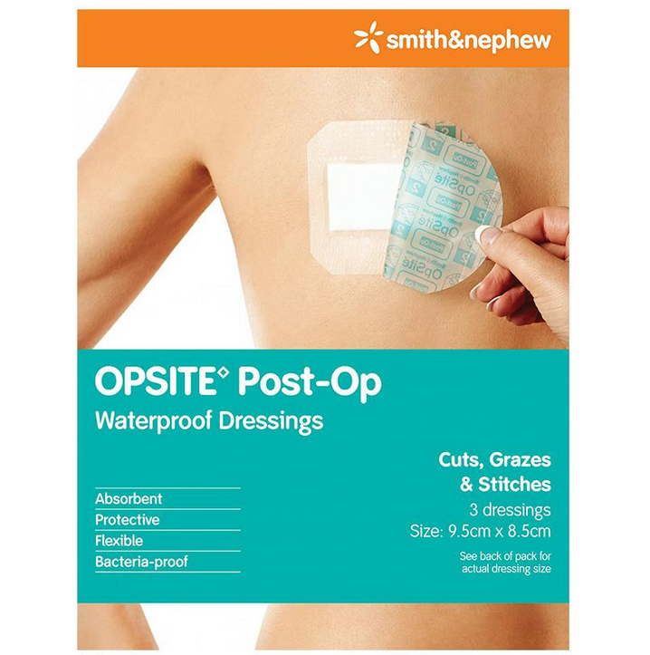 Opsite Post-Op 9.5cm x 8.5cm Single Dressing
