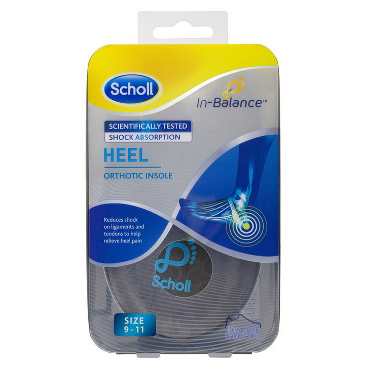 Scholl In Balance Heel and Ankle Orthotic Insole Large