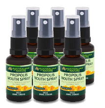 Load image into Gallery viewer, Australian By Nature Propolis Mouth Spray 20% W/v Propolis 200mg 25mL (Alcohol Free)  -  6 Pack