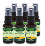 Australian By Nature Propolis Mouth Spray 20% W/v Propolis 200mg 25mL (Alcohol Free)  -  6 Pack
