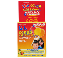 Load image into Gallery viewer, Key Sun Kids Cough, Cold &amp; Throat Variety Pack 12 Lozenges