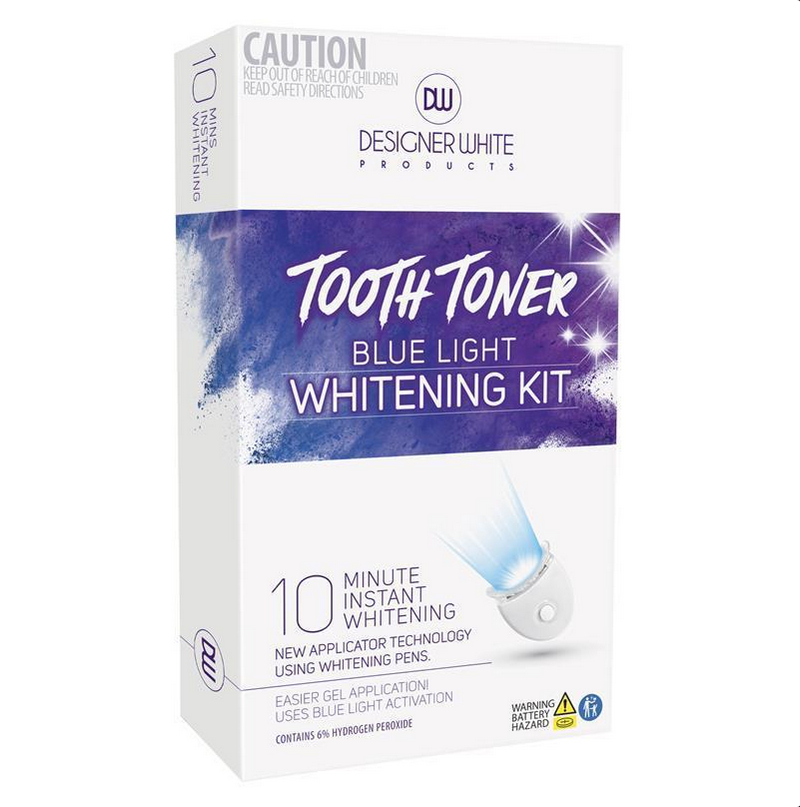 Designer White Tooth Toner Whitening Blue Light Kit (Ships June)