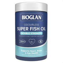 Load image into Gallery viewer, Bioglan Odourless Super Fish Oil Double Strength 200 Capsules