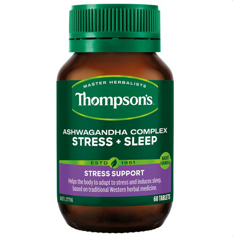 Thompsons Ashwagandha Complex Stress + Sleep 60 Tablets