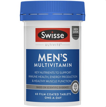 Load image into Gallery viewer, Swisse Men&#39;s Ultivite Multivitamin 60 Tablets