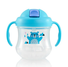 Load image into Gallery viewer, Pigeon MagMag Straw Cup Blue Bear 200mL