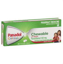 Load image into Gallery viewer, Panadol Children Chewable Tablets 3 Years+ 24 Tablets (LIMIT of ONE per Order)