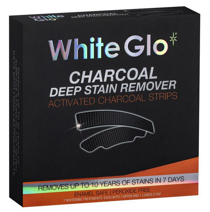 White Glo Charcoal Deep Stain Remover Strips 7 Pack