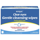 Murine Clear Eyes Gentle Cleansing Wipes 30 Pack