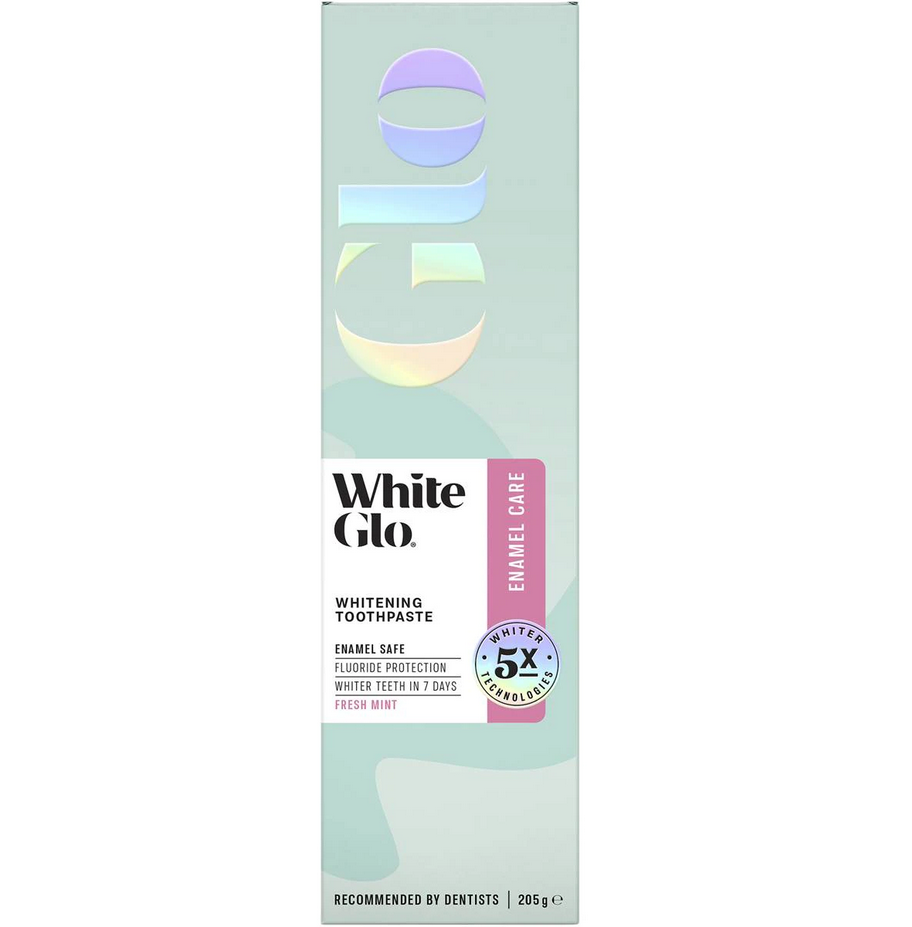White Glo Whitening Toothpaste Enamel Care 205g
