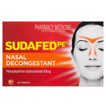 Load image into Gallery viewer, Sudafed PE Nasal Decongestant 48 Tablets (Limit ONE per Order)
