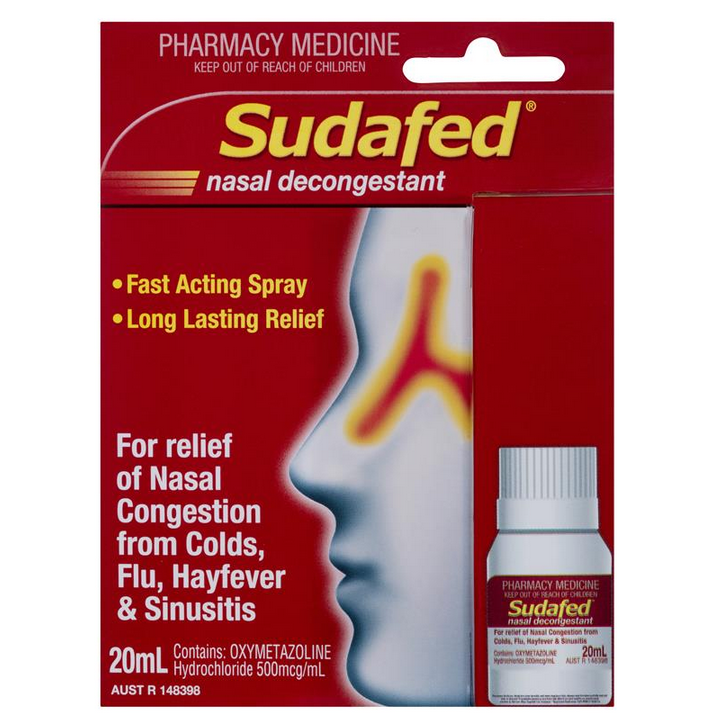 Sudafed Nasal Spray Refill 20mL (Limit ONE per Order)