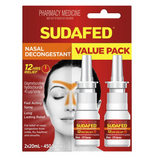 Sudafed Nasal Spray Pump 2 x 20mL Twin Pack (Limit ONE per Order)