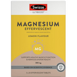 Swisse Ultiboost Magnesium 300mg Lemon Flavour 3 x 20 Effervescent Tablets