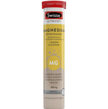 Load image into Gallery viewer, Swisse Ultiboost Magnesium 300mg Lemon Flavour 3 x 20 Effervescent Tablets