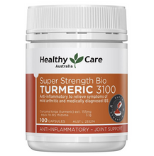 Load image into Gallery viewer, Healthy Care Super Strength Bio Turmeric 3100 100 Capsules