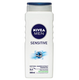 NIVEA MEN Sensitive 3-IN-1 Shower Gel Body Wash 500mL
