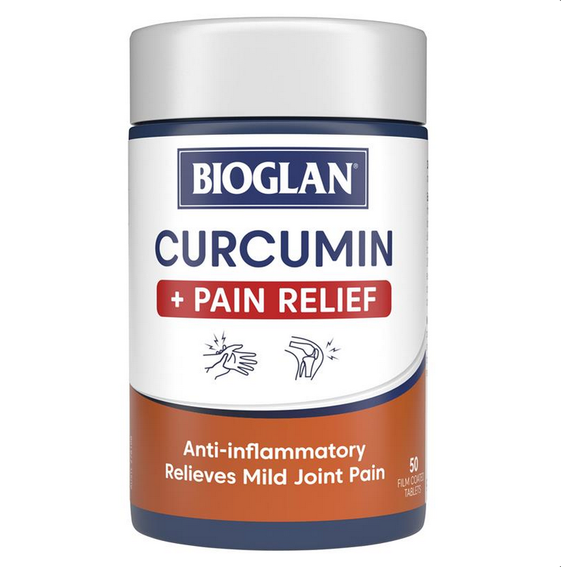 Bioglan Clinical Curcumin Plus Pain Relief 600mg 50 Tablets