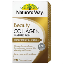 Load image into Gallery viewer, Nature&#39;s Way Beauty Collagen Mature Skin 120 Tablets