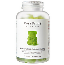 Load image into Gallery viewer, Unichi Rosa Prima Women&#39;s Multi-Nutrient Gummy 60 Gummies