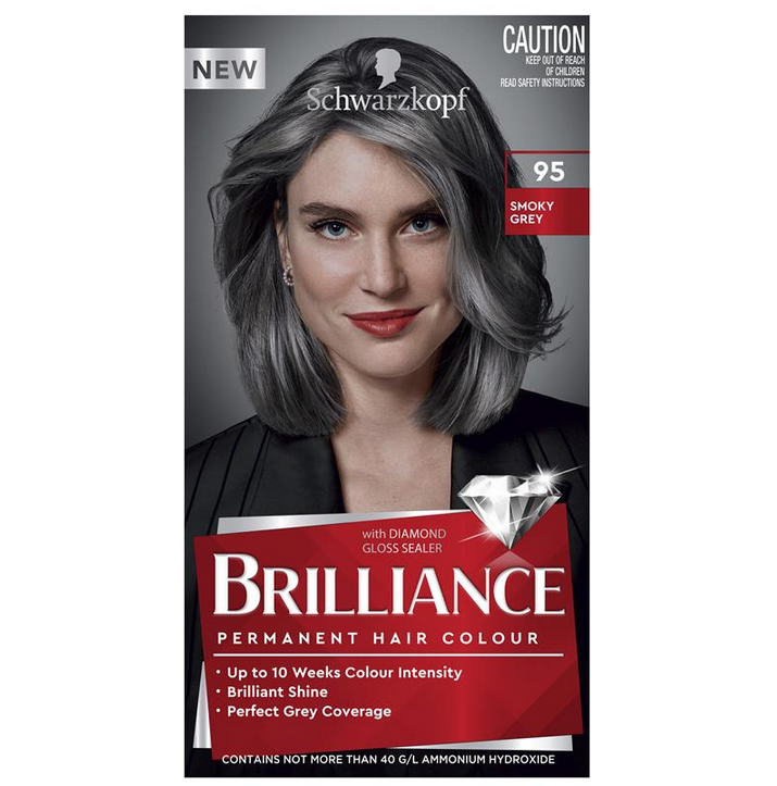 Schwarzkopf Brilliance Permanent Hair Colour 95 Smoky Grey