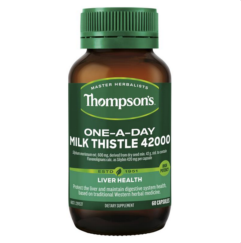 Thompson's One-a-day Milk Thistle 42000mg 60 Capsules