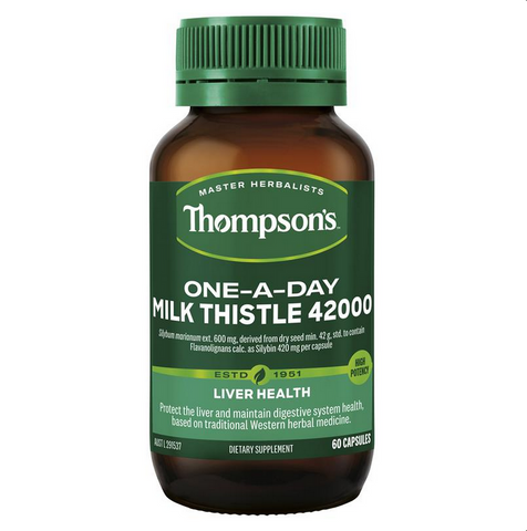 Thompson's One-a-day Milk Thistle 42000mg 60 Capsules