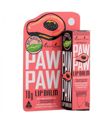 Nature's Care All Natural Paw Paw Lip Balm 10g