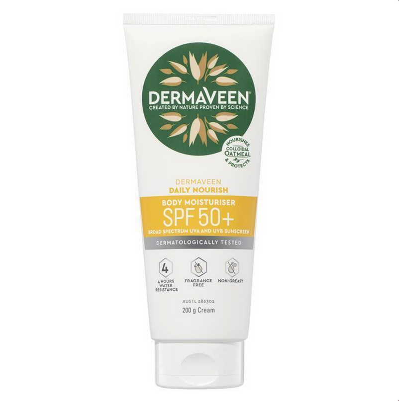 DermaVeen Sensitive Sun SPF 50+ Moisturising Face & Body Cream 200g