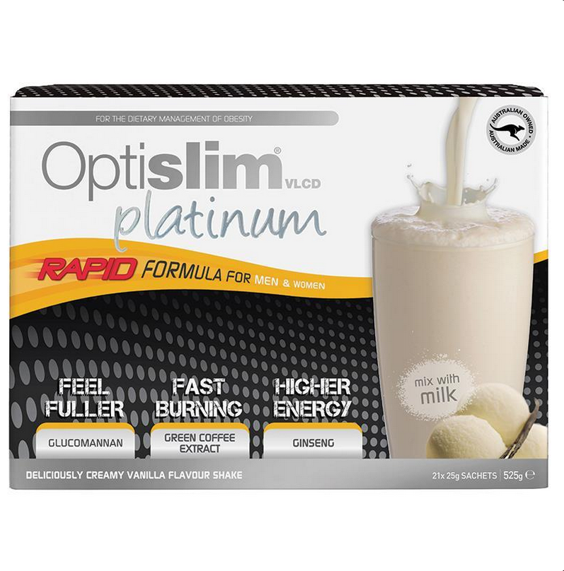 Optislim VLCD Platinum Vanilla Shake 21 x 25g Sachets