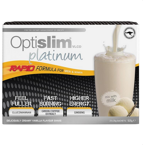 Optislim VLCD Platinum Vanilla Shake 21 x 25g Sachets